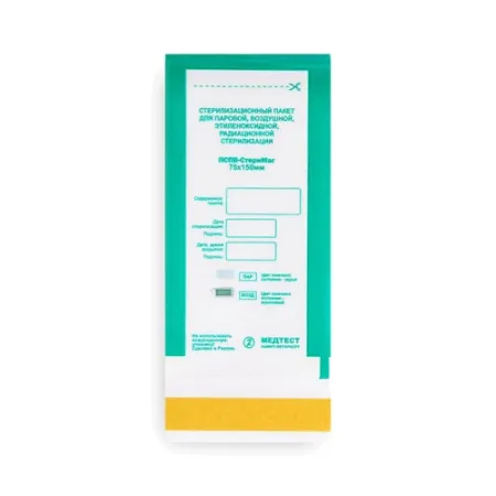 Крафт-пакет дстерил.в СУХОЖАРЕ прозрач.,комби 75 150 Медтест