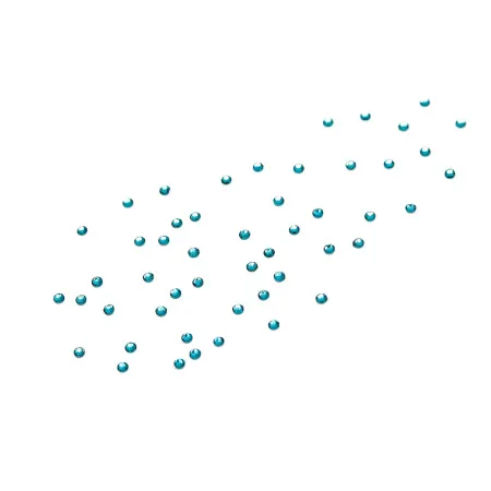 Стразы SS8 229 стекло (Blue Zircon)