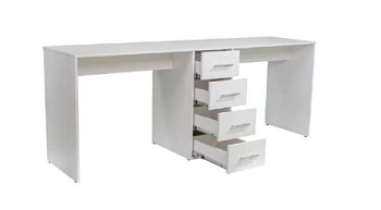 Маникюрный стол ДАБЛ на 2 мастера с ящиками