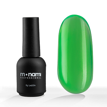 Гель-лак Monami Neon Glass Green, 8 мл