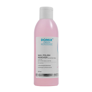 DGP Nail polish remover non acetone. Средство для снятия лака с ногтей без ацетона 200 мл Domix М