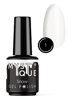 Гель-лак by Mystique №001 Snow, 10мл