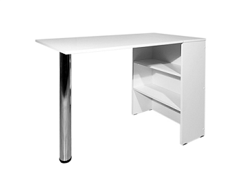 Маникюрный стол СТАНДАРТ с полочками внутри