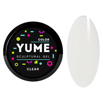 Гель скульптурный YUME COLOR Clear, 15 мл