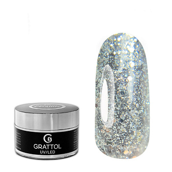 Гель Grattol Opal Platinum, 15 мл