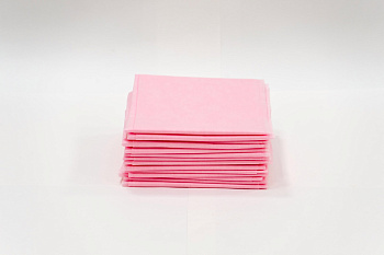 Простыня SMS Стандарт розовая 200х80 см 20 шт/упк, Чистовье 601-491