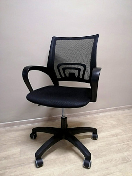 NEW Стул Мастера Верона на колесиках черный