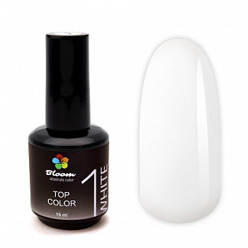 Топ Bloom COLOR №1 Белый, 15 мл
