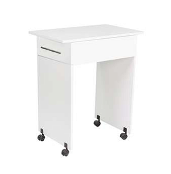 Маникюрный стол ПОДКАТНОЙ для работы в 4 руки с выкатной полкой