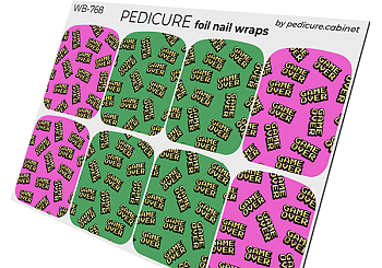 WB-768 Пленки для педикюра Pedicure Cabinet Фольга