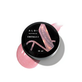 Гель скульптурный ALBI Cristalla 3, 15мл
