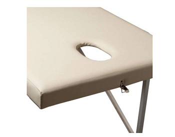 Кушетка КОСМА М 180х70 (регулир.выс., люкс бел+держатель+загл)