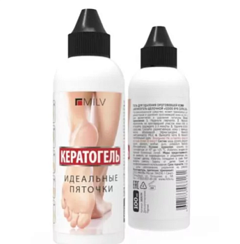 Кератогель MILV для ног щелочной GOOD BYE CUTICLES, 100 мл