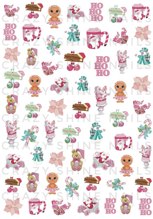 1041 mini НГ Розовый