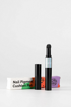 Втирка Swanky Nail Pigment Cushion Pen №002 Silver