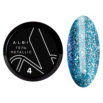 Гель-лак Albi Metallic №4, 5 гр