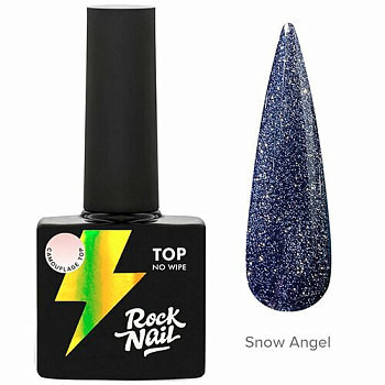 Топ RockNail светоотражающий Snow Angel, 10 мл