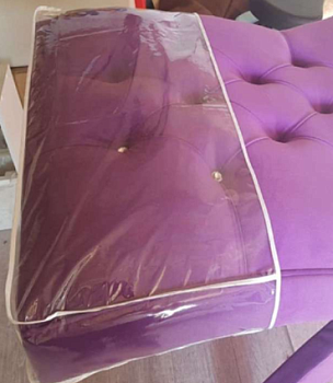 Чехол на изголовье кушетки