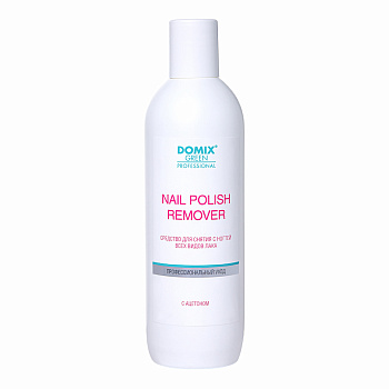 DGP Nail polish remover with acetone Средство для всех видов лака с ногтей с ацетоном 500мл Domix М