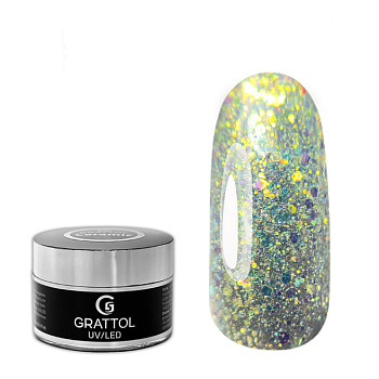 Гель Grattol Opal Antic Gold, 15 мл