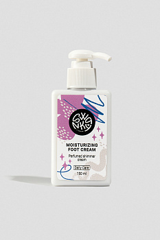 Крем для ног увлаж парфюм Swanky с шиммером, 150мл