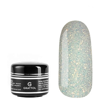 Гель Grattol Opal 01, 15 мл